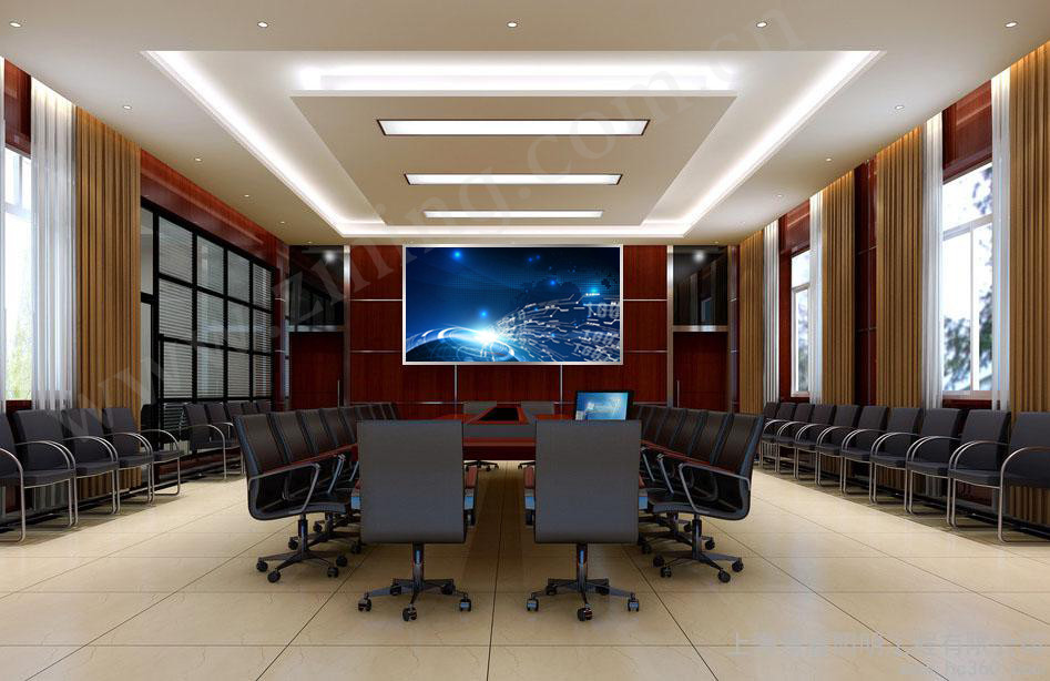 高清显示屏亮相法院审判厅，小间距再添新商机